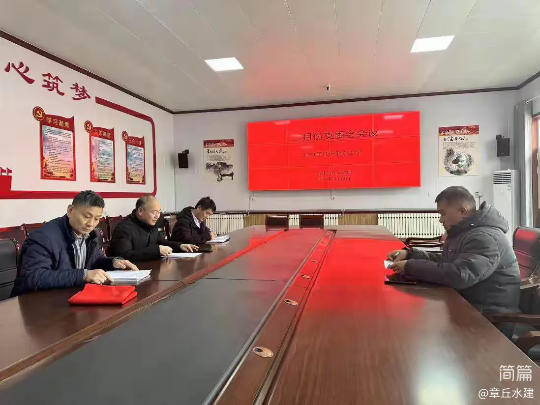 【红心向党  人水和谐】水建公司党支部开展2024年2月份主题党日活动(图5)