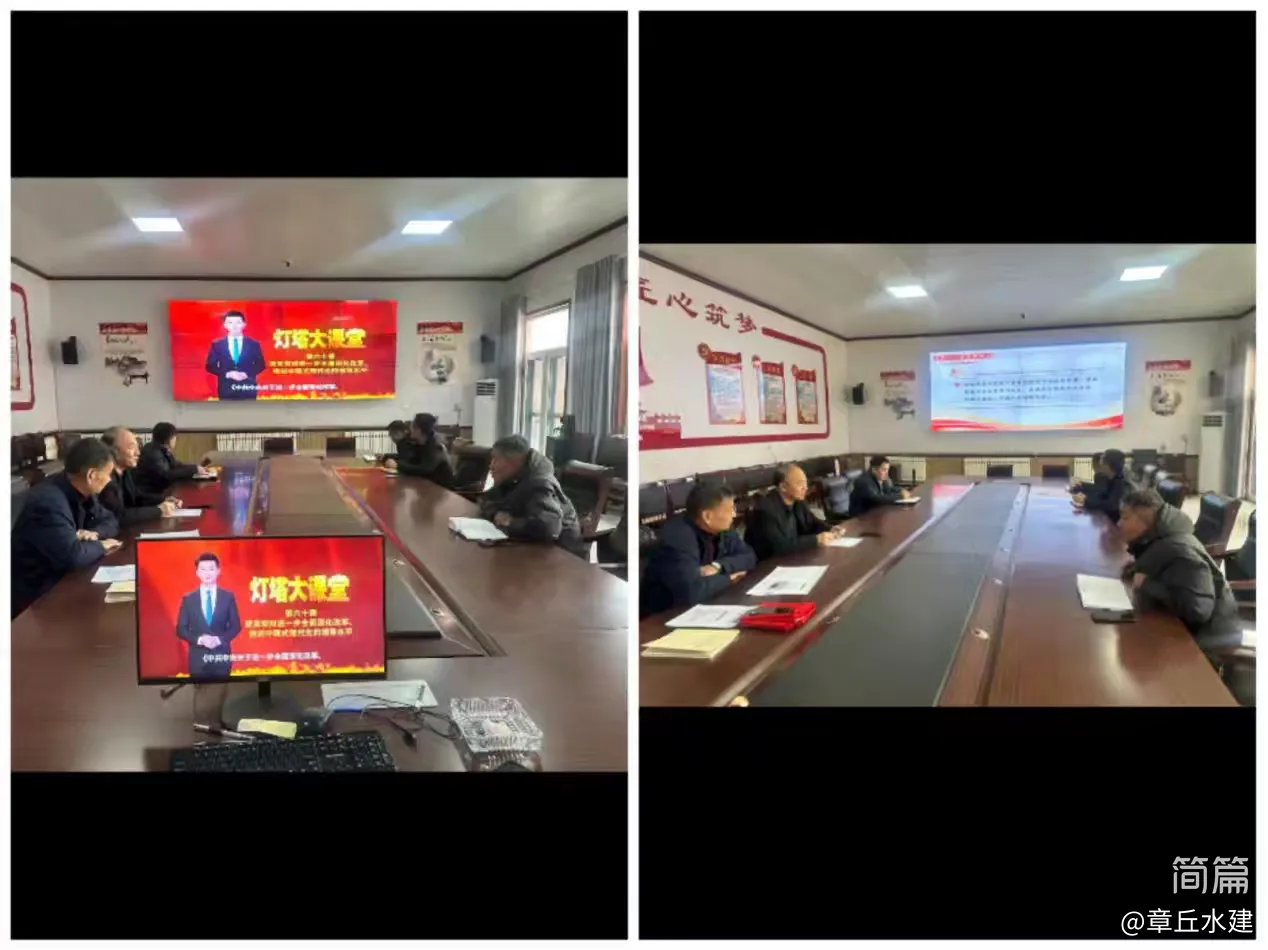 【红心向党  人水和谐】水建公司党支部开展2025年2月份主题党日活动(图5)